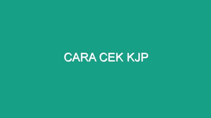 Cara cek saldo dan pencairan KJP online terbaru