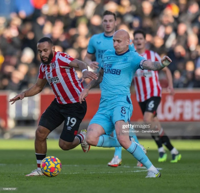 Newcastle vs Brentford: Susunan pemain dan highlight pertandingan